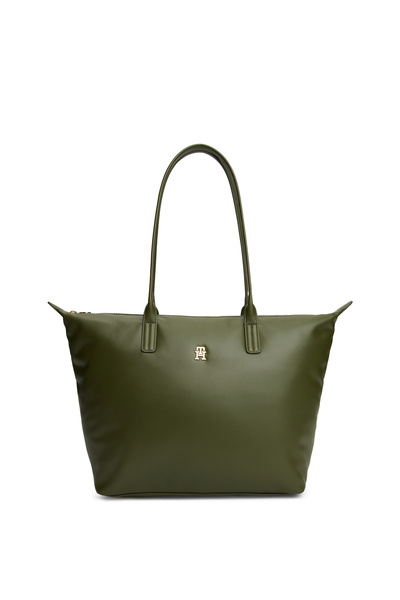 Tommy Hilfiger Tommy Hilfiger Women Huntsman Green Popette Soft Tote Bag