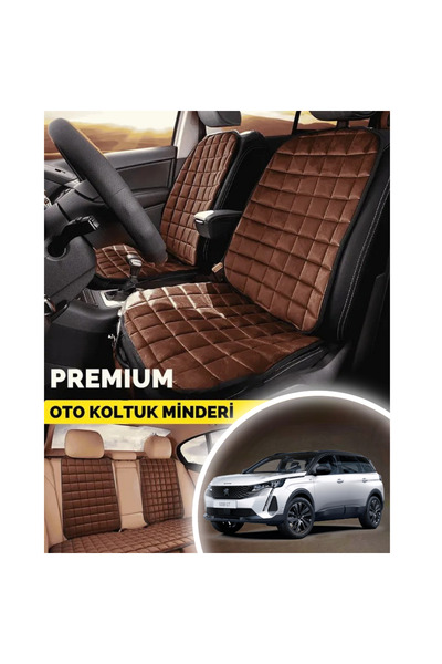 Oto Çizgi Set de huse pentru scaune ortopedice pentru Peugeot 5008 – Complet ...
