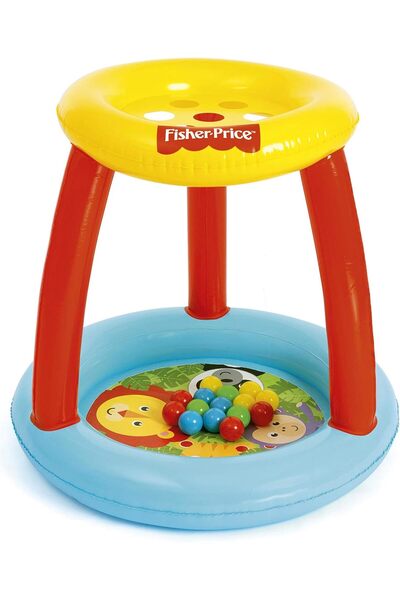 BESTWAY Fisher-Price 35" x 35" x 33" Animal Friends Ball Pit
