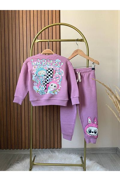 Alvadonna Labubu Girl's Bottom Top Set