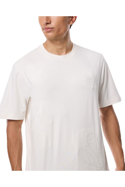 R&B Solid T-Shirt with Crew Neck and Short Sleeves