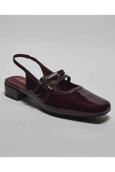 R&B Glossy Mary Jane Pumps
