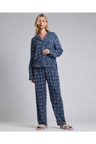 R&B طقم بيجامة مطبوع