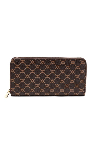 R&B Patterned Zip-Around Wallet