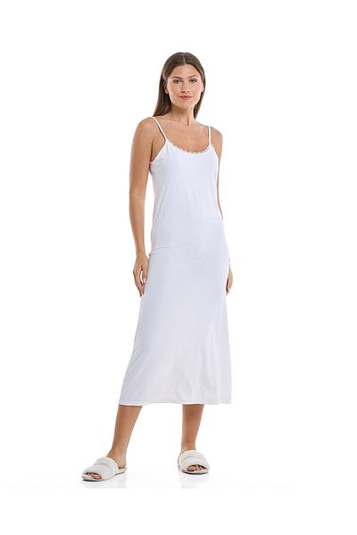 R&B Solid Night Slip Dress