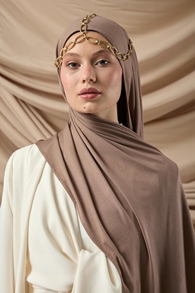 Silk Home Premium Penye Şal 65002-09 Koyu Vizon