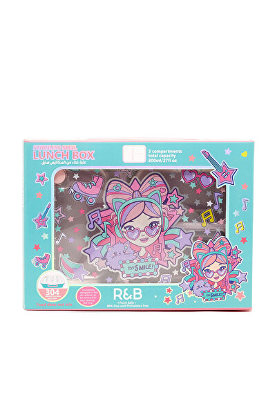 R&B صندوق غداء بينتو مطبوع