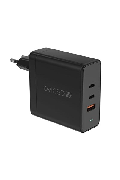 Dviced Încărcător de perete DV221014 GaN de 140 W cu 2 porturi USB-C și USB-A...