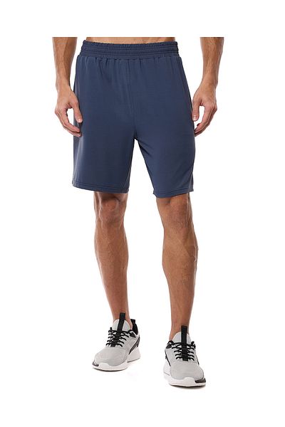 R&B Textured Active Shorts with Elastic Waist