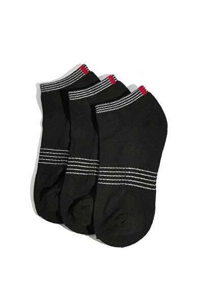 R&B Pack of 3 Striped Ankle Socks