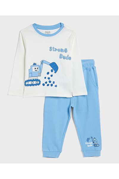 R&B Printed T-Shirt and Jogger Set