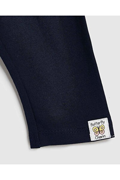 R&B Solid Leggings with Elastic Waist