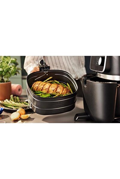 Philips Air Fryer Ovi XXL HD9876/90, 8.3L, 2200W, 22 Programs, LED Touch Display (Black)