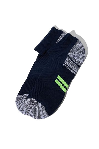 R&B 3 Pack Color Block Ankle Socks