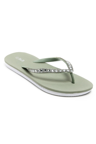 R&B Embellished Flip-Flops