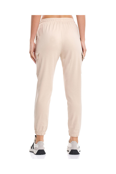 R&B Solid Jogger Pants with Drawstring Waist