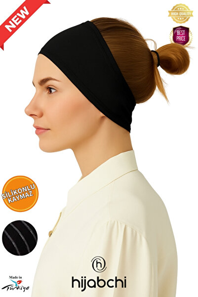 hijabchi Силіконова бандана Bone Tesettür Внутрішня кістка - Чорна
