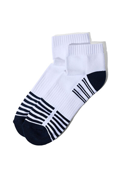 R&B 3 Pack Striped Ankle Socks