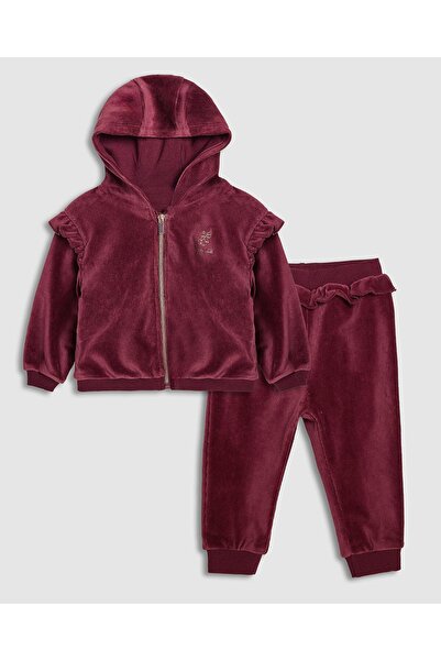 R&B مجموعة ملابس مطرزة بغطاء للرأس