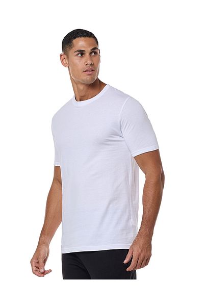 R&B Solid T-Shirt With Crew Neck And Short Sleeves