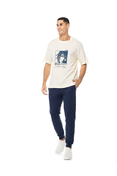 R&B Solid Knit Pants with Drawstring Waist