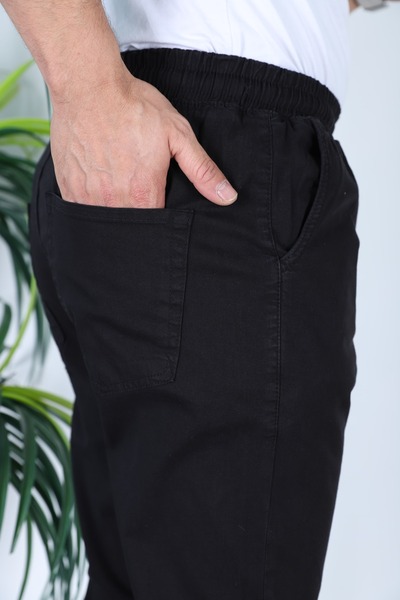 MYRAB DENİM Men's Regular Linen Look Jogger Pants