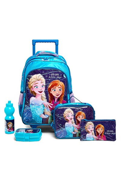 R&B Frozen 18" Trolley Backpack Set