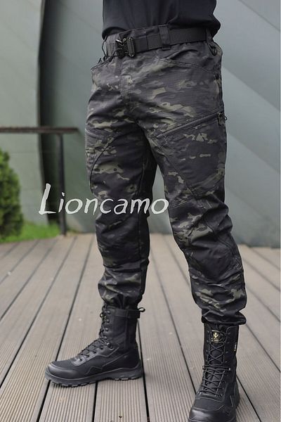 Lion camo Comfortable Tactical Pants, Scratch-Resistant with Abrasion Resistance