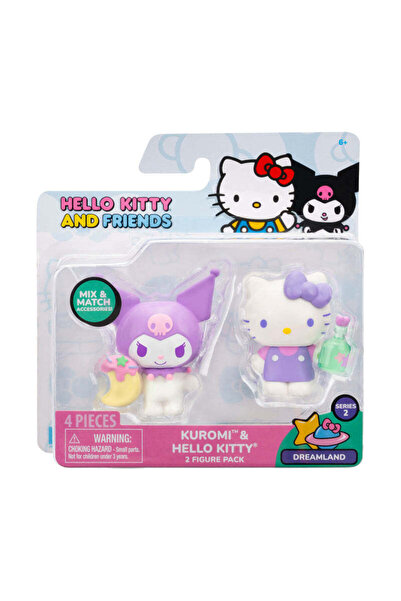 Hello Kitty Kuromi ve Hello Kitty Dreamland Figür Seti – 2’li Sanrio Koleksiyon Oyuncak
