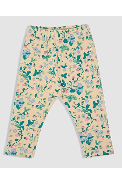R&B Printed Leggings with Elastic Waist