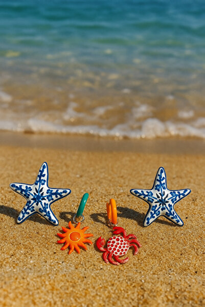 LUXSTONE Set de cercei marca Model, 4 piese