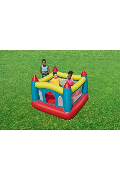 BESTWAY | Royal Leap Kids Inflatable Bouncy House, Bouncy Castle with Built-In Trampoline