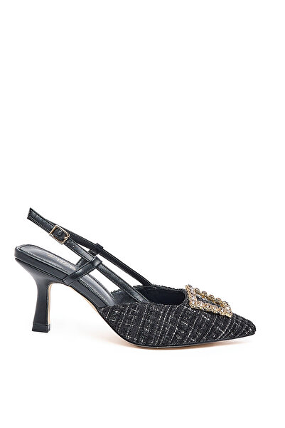 R&B Tweed Slingback Pumps
