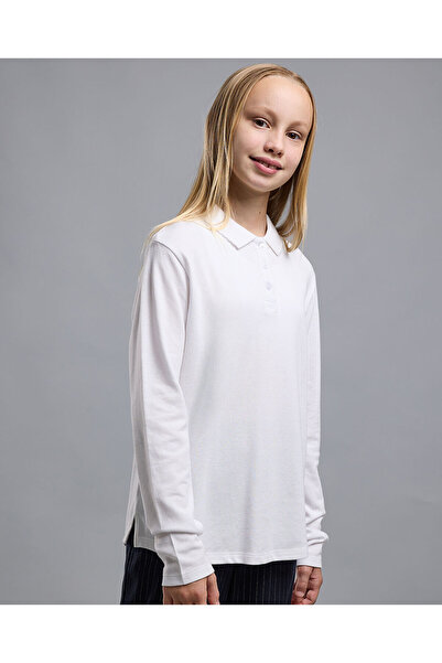 R&B 2 Pack Solid Polo T-Shirts with Long Sleeves