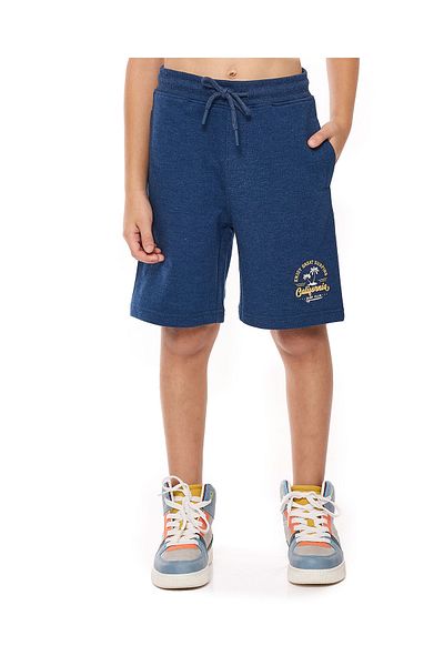 R&B Printed Bermuda Shorts with Drawstring Waist