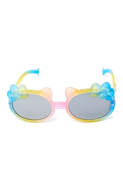 R&B Appliqued Round Sunglasses
