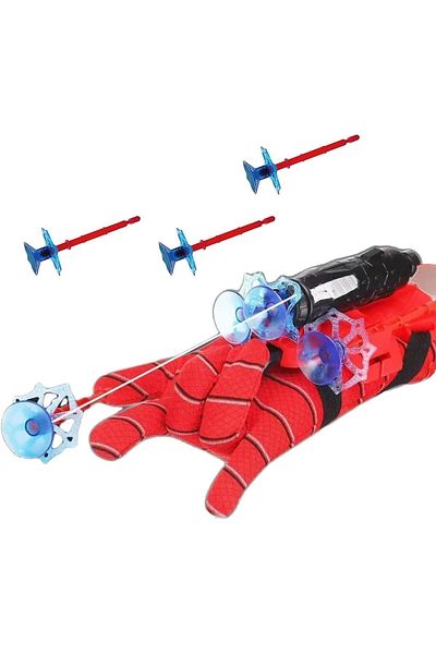 unbranded Launcher Gloves for Spider-Man, for Spider Web Shooter, Adjustable Wrist Strap Flexible Stable Pract