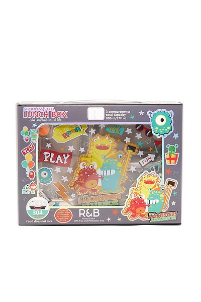 R&B Printed Bento Lunch Box