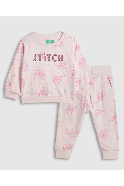 R&B طقم بدلة رياضية مطبوعة بغرزة