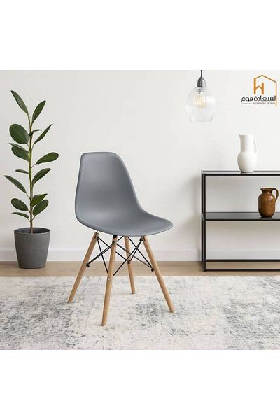 Al Saada Home Single Fiber Chair - Grey
