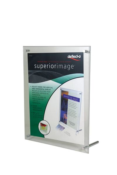 Deflecto Superior Image Stand-up Sign Holder