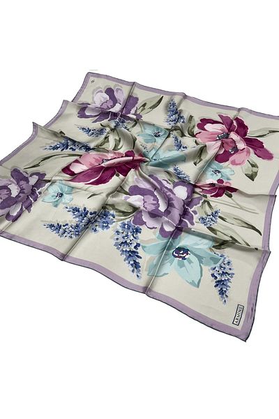 Armine Silk Scarf 2026 Winter - 9414-06 Stone Lilac Sura