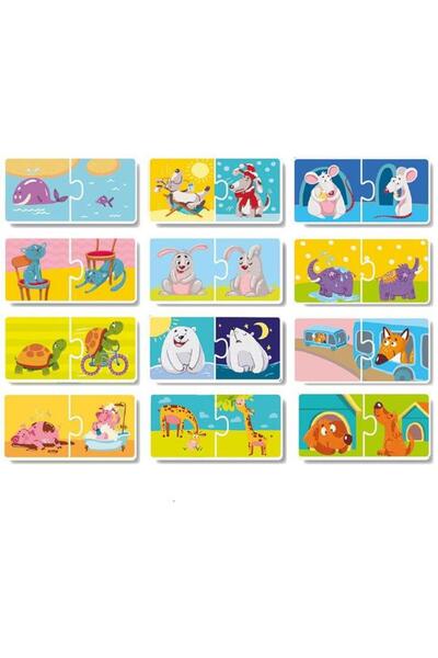 Dodo Puzzle Duo - Concepte Opuse (2 piese)