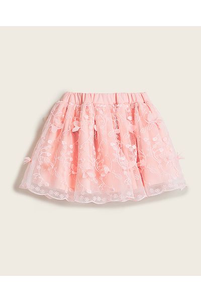 R&B Embroidered Top and Skirt Set