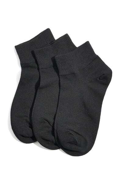 R&B Pack of 3 Solid Ankle Socks
