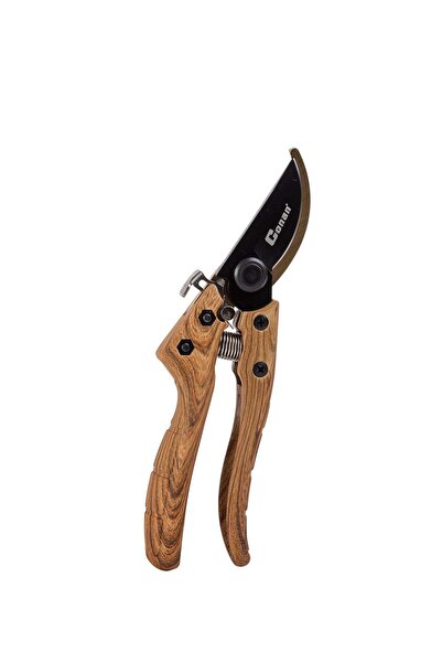CONAN مقص تقليم احترافي للحدائق بمقبض خشبي وشفرة حادة - COS0807