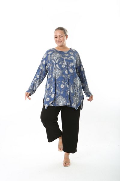 XL Modam Women's Lycra Viscose Plus Size Tunic