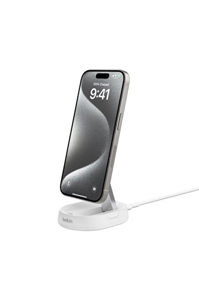 Belkin Încărcător wireless BOOSTCHARGE PRO Convertibil Qi2 WIA008vfWH, 15 W (...