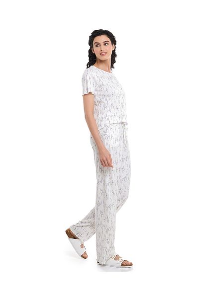 R&B Printed Pyjama Bottom with Drawstring Waist