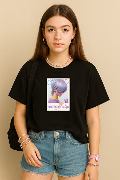 BLITZ ISTANBUL Γυναικείο μπλουζάκι με στάμπα Kpop Demon Hunters Mystery Saja